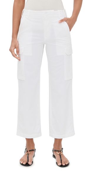 Nili Lotan Leofred Cargo Pants White 6