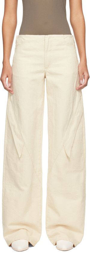 HELIOT EMIL Off-White Mycelium Jeans