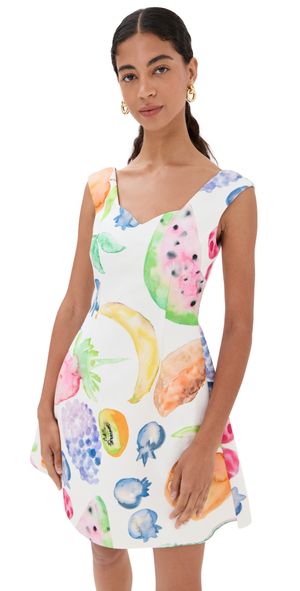 Rosie Assoulin Halo Mini Dress Rainbow 2