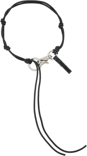 OUR LEGACY Black & Silver Ladon Necklace