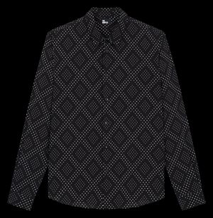 The Kooples - Chemise à strass en viscose - Taille L - Noir