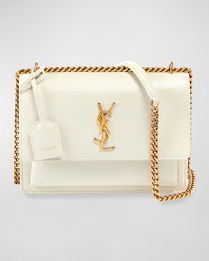 Sunset Medium YSL Crossbody Bag in Smooth Leather