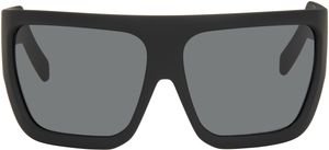 Rick Owens Black Hollywood Davis Sunglasses