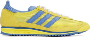 Sporty & Rich Yellow & Blue adidas Originals Edition SL72 Sneakers