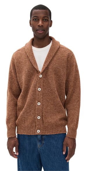 Howlin' Shaggy Bear Shawl Cardigan Hazelwood XL