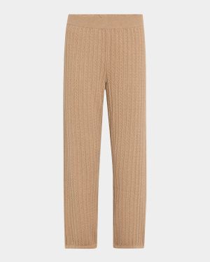 Cable-Knit Joggers