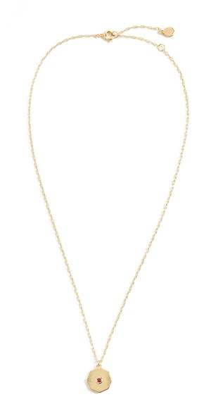 Gorjana Birthstone Coin Necklace June One Size