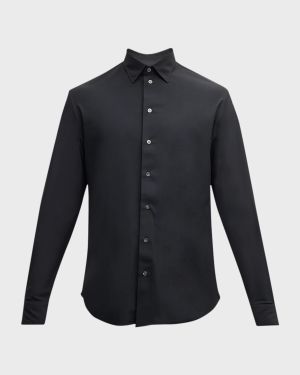 Men's Nylon-Stretch Sport Shirt
