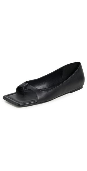 St. Agni 90s Square Toe Flats Black 41