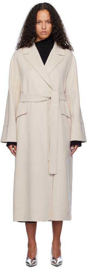 Max Mara Manteau Malika beige - 'S