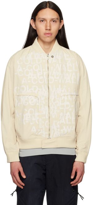 A-COLD-WALL* Beige Imprint Bomber Jacket
