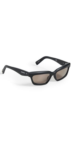 Jacquemus Salon Sunglasses Black/Silver/Grey One Size