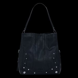 Desigual - Sac bandoulière à détails cloutés - Taille Unique - Noir