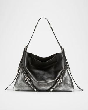 Voyou Medium Ombre Leather Shoulder Bag