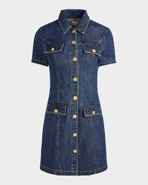 Jamie Collared Denim Shirtdress