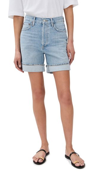 AGOLDE Dame Shorts: High Rise Baggy Cuff Tension 31