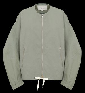 Bellerose - Veste ample col rond en coton - Taille S/M - Kaki