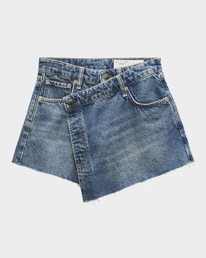 Belina Crossover Denim Skort