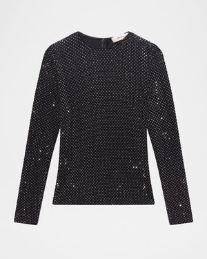 The Rhinestone Jersey Top