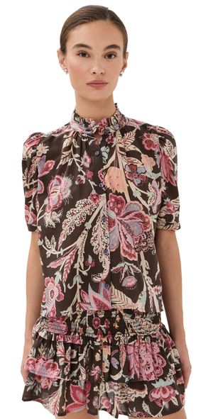Alix of Bohemia Winn Terra Floral Shirt terra XS