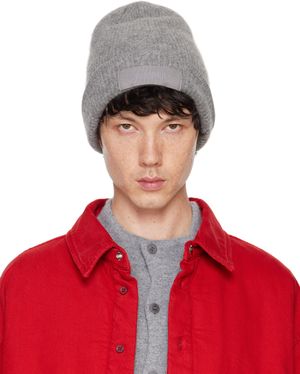 JACQUEMUS Gray La Casa 'Le bonnet Gros Grain' Beanie