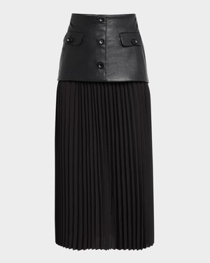 Seventythirty Combo Midi Skirt