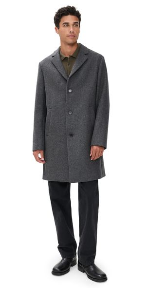 NN07 Austin Wool Coat Grey Melange XXL