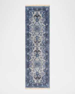 Castle Hand-Knotted Runner, 2'6" x 8'