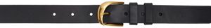 FRAME Black Twist Buckle Belt