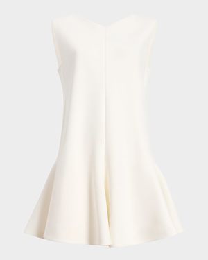 Mel V-Neck Low-Back Mini Dress