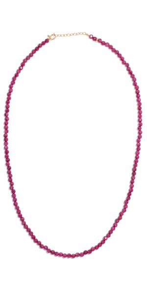 JIA JIA July Ruby Beaded Necklace Ruby One Size