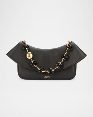Ola Medium Shoulder Bag in Calfskin Leather