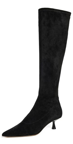 L'AGENCE Emilie Boots Black Suede 8