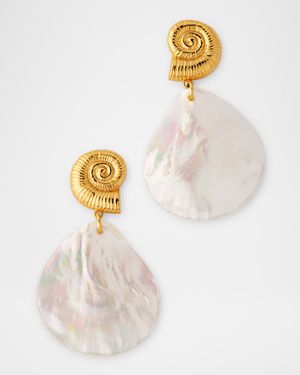 Mother of Pearl Shell Earrings