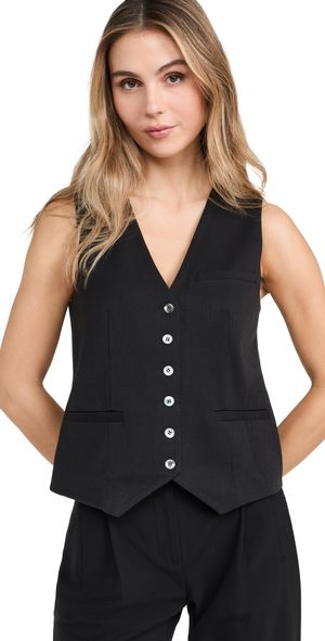 STAUD Brett Vest Black XL