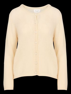 Bella Jones - Gilet droit col rond en laine mélangée - Taille 3 - Blanc