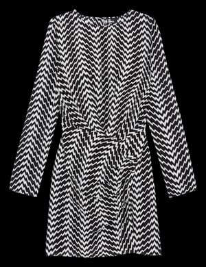 The Kooples - Robe courte en viscose imprimée - Taille 4 - Noir