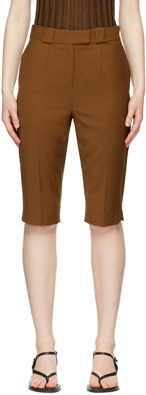 LVIR Short brun en laine