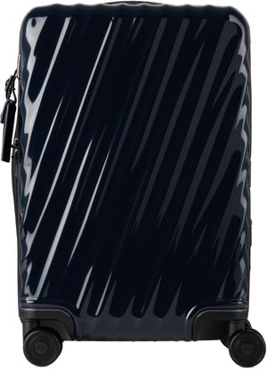 Tumi Valise de cabine déployable International bleu marine à quatre roulettes