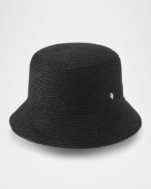 Bella Raffia Crochet Bucket Hat