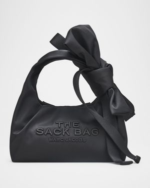 The Sack Bow Nylon Top-Handle Bag