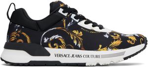 Versace Jeans Couture Baskets Dynamic noir et doré