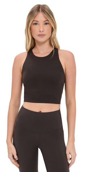 Rhone Revive Longline Bra Dark Espresso S