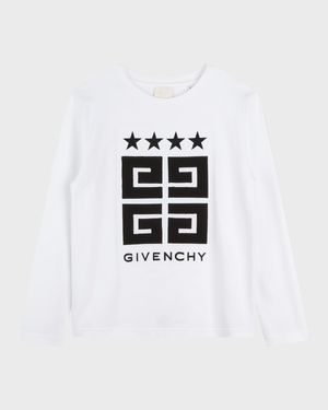 Boy's 4G Logo-Print T-Shirt, Size 8-14