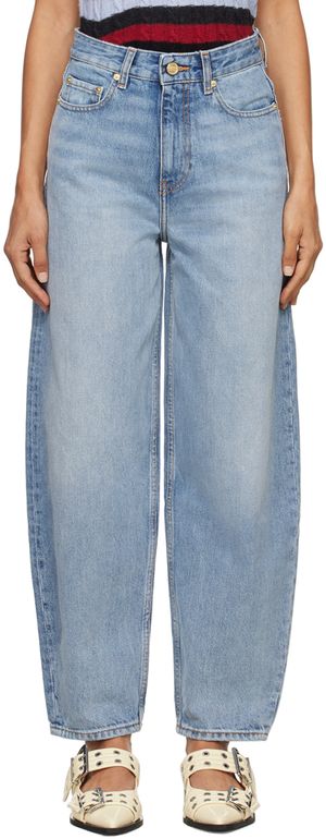 GANNI Blue Stary Jeans
