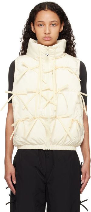 Sandy Liang Veste Patro blanc cassé