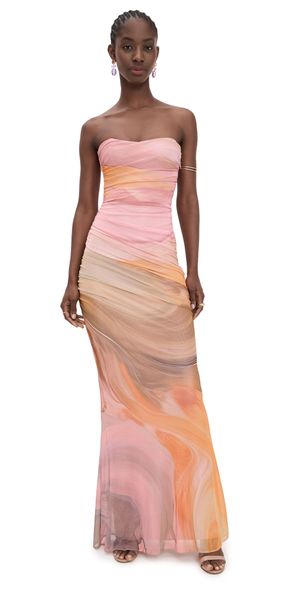 Retrofête Isadore Dress Contour Brushstroke S