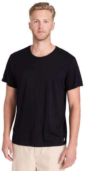 Marine Layer Signature Crew Tee Black XL
