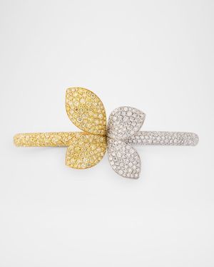 18K Yellow and White Gold Giardini Segreti Aura Bracelet with Diamonds