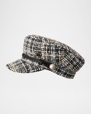 New Abby Tweed Sailor Hat